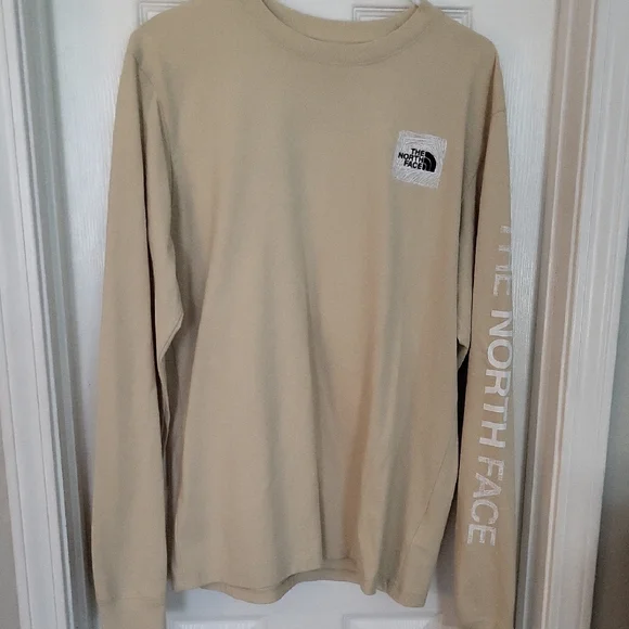 The North Face Men's Tan Long Sleeve Shirt - Picture 1 of 5